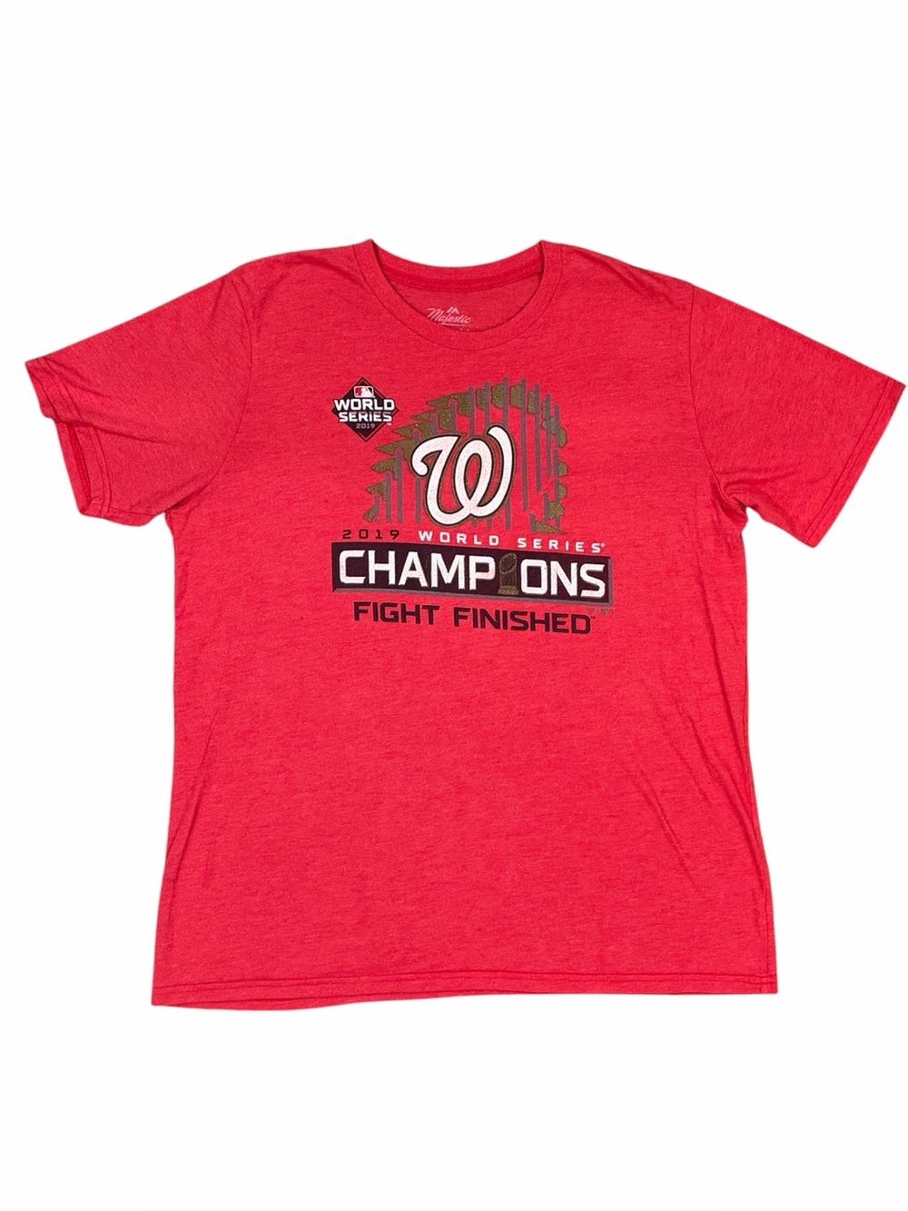 MLB Washington Nationals Tee 2019 World Series Champions T-Shirt Size 2XL